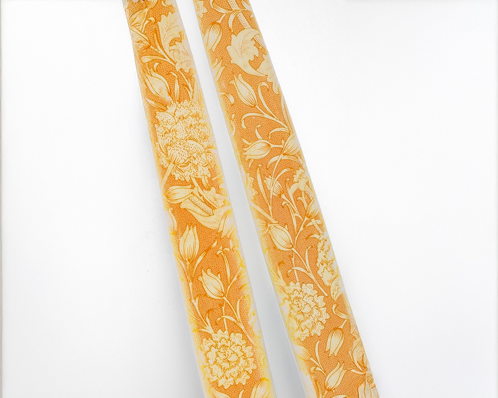 Wild Tulip, William Morris - Set of  2 Taper Candles