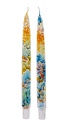 The Artist's Garden at Saint-Clair, Henri-Edmond Cross - Set of  2 Taper Candles