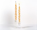 Fall Leaves - Set of  2 Taper Candles